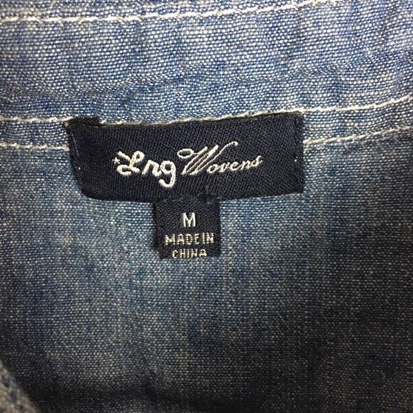 LRG Woven Collection Palm Tree Short Sleeve Shirt - Picture 10 of 13